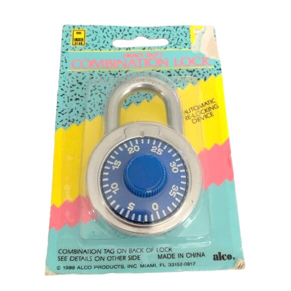Locker Padlocks Combination Lock, Heavy Duty - Picture 2 of 3